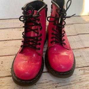 Doc Martens Delaney Boots Hot Pink